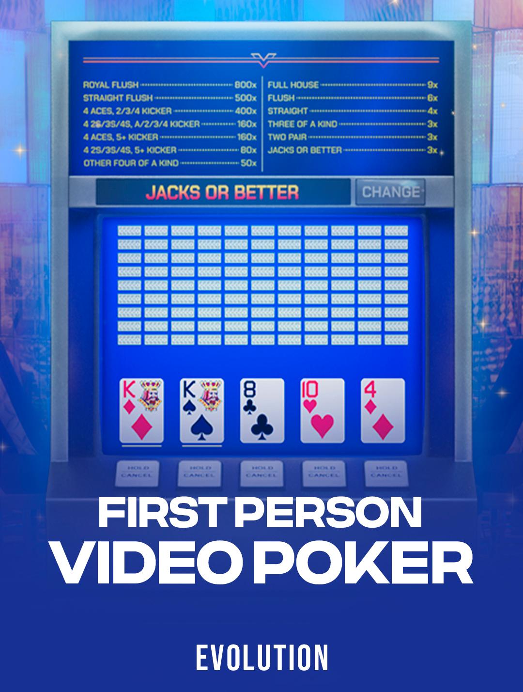 First Person Video Poker