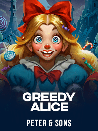 العب Greedy Alice الفتحة بواسطة Peter & Sons