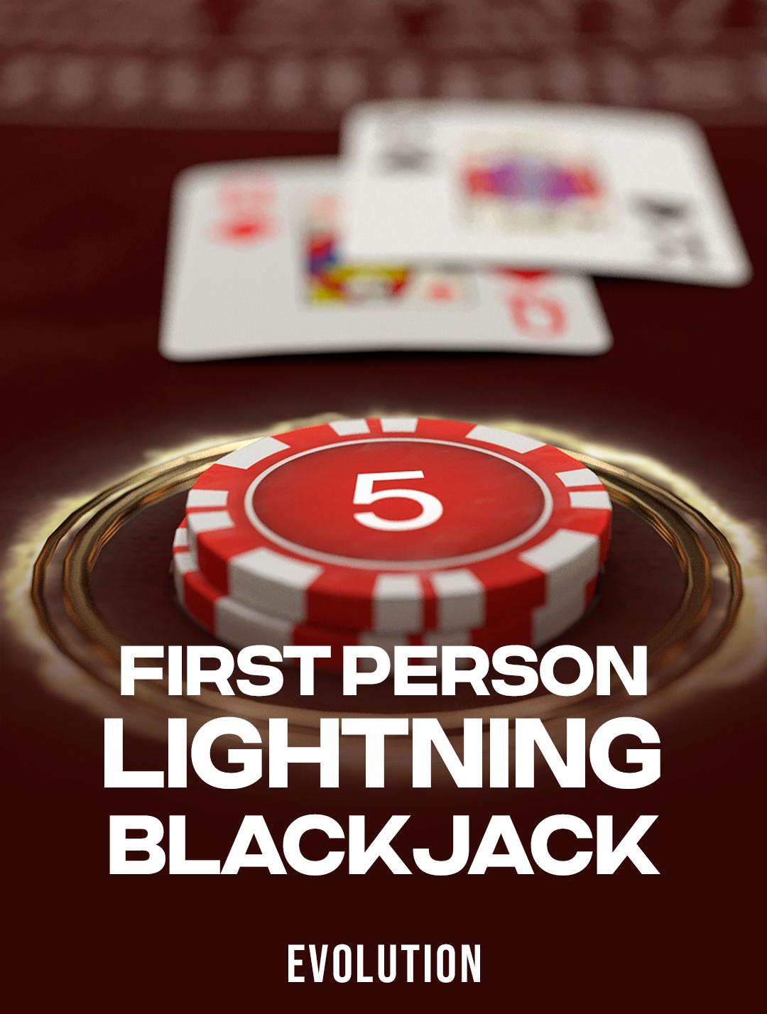 Play First Person Lightning Blackjack by Evolution